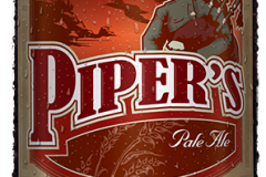 Pipers Pale Ale honours Piper Richardson's war heroics. A light amber ale with a great taste