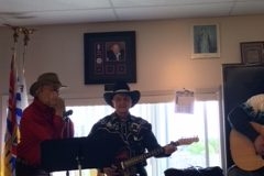 JC Faubert and the gang perform during the Eagles Sunday Music Jam